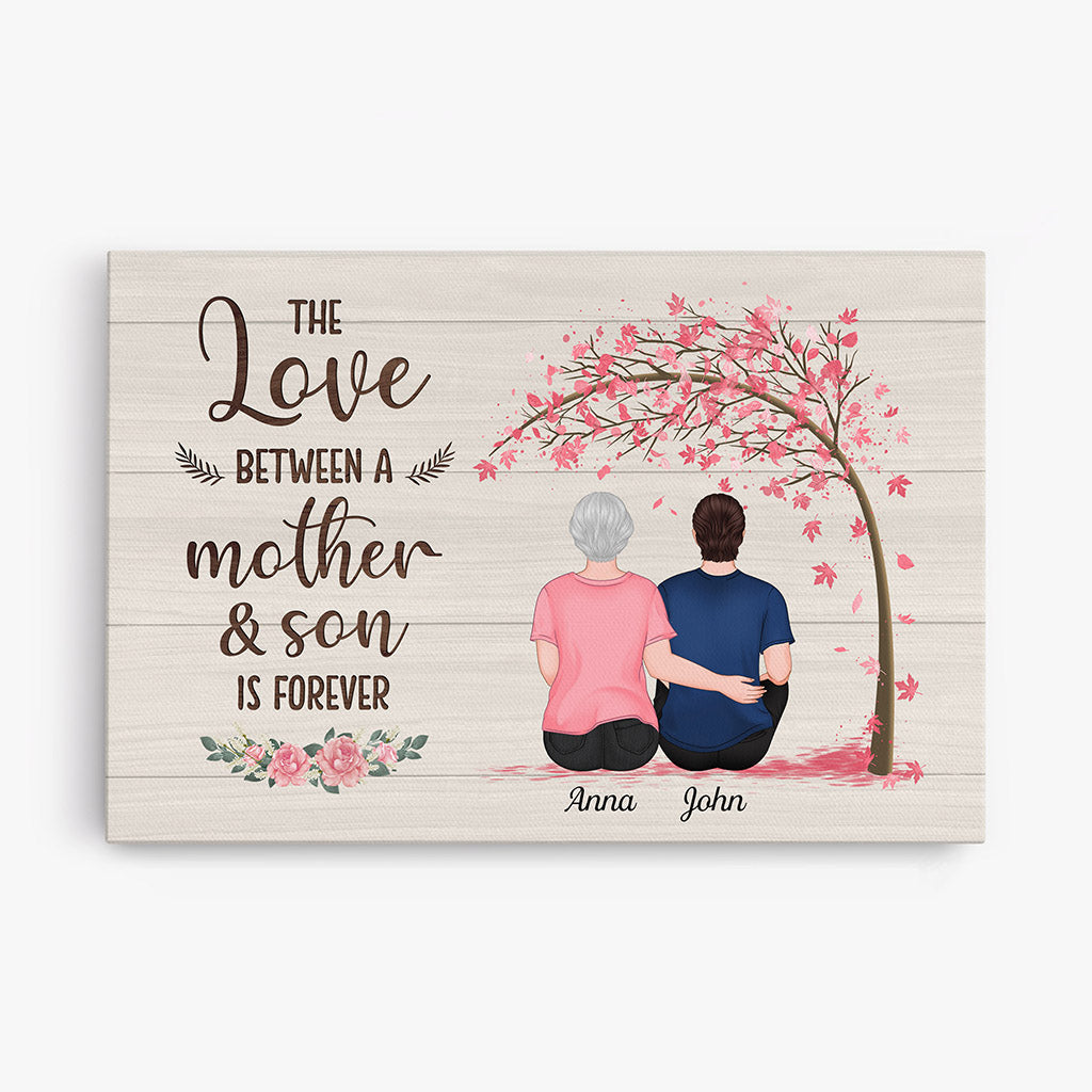 Heartfelt Personalized Mother Daughter Love Forever Canvas Gift