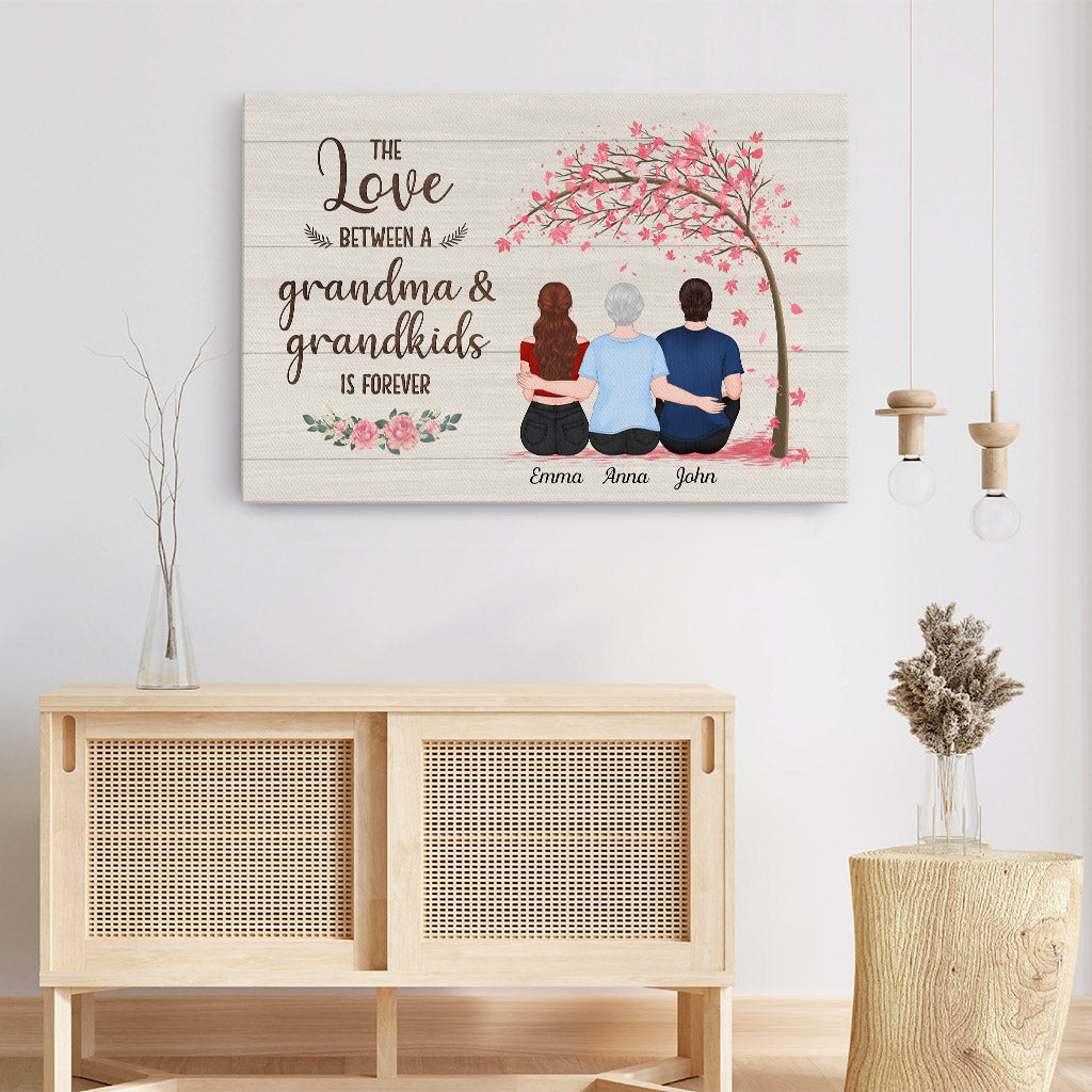 Heartfelt Personalized Mother Daughter Love Forever Canvas Gift