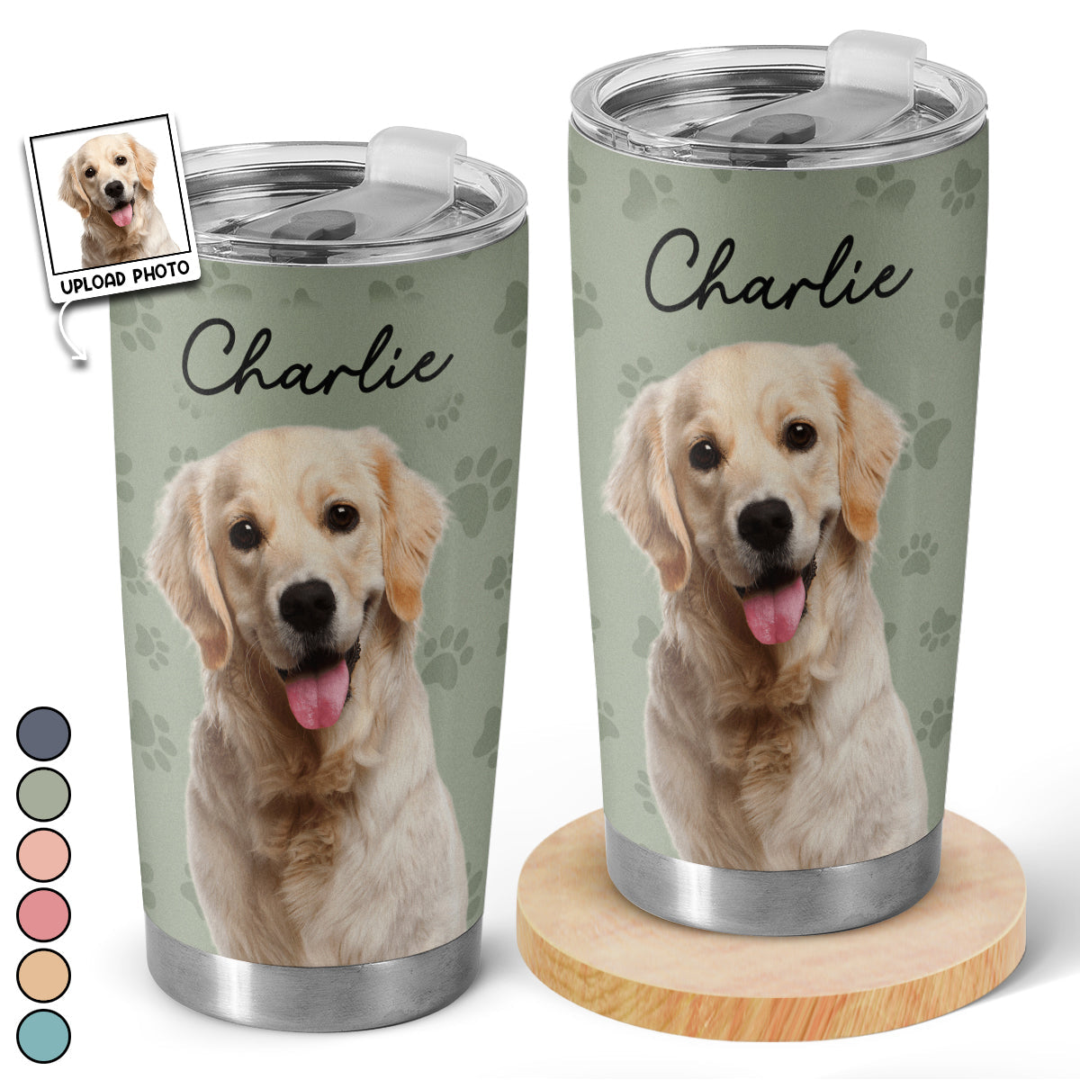 Custom Photo Your Pet - Personalized Custom Tumbler