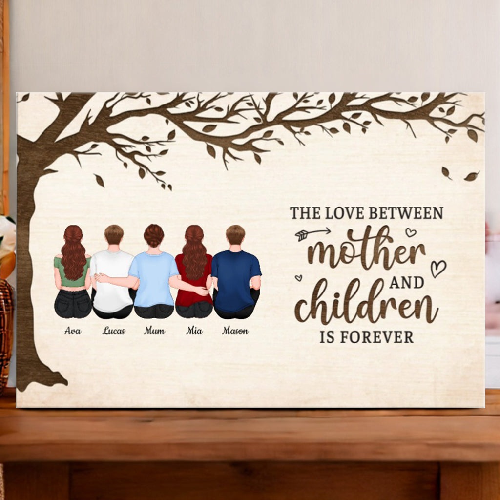 Personalized Family Canvas Art: 'My Favorite Place Is Next To You' Gift