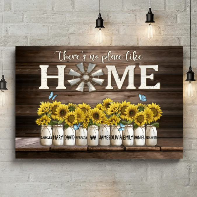 Personalized "This is Us" Family Canvas | Custom Names Home Wall Art Gift