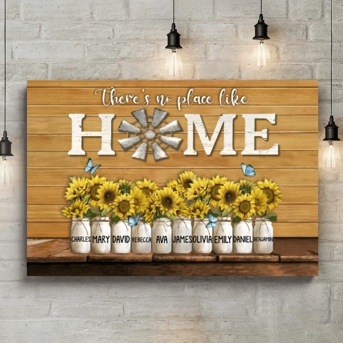 Personalized "This is Us" Family Canvas | Custom Names Home Wall Art Gift