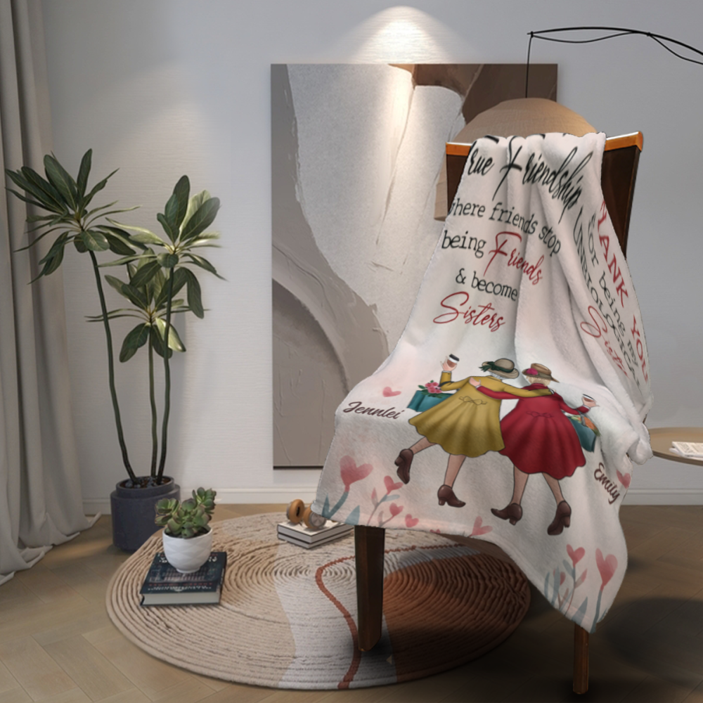 Personalized Friendship Blanket - Celebrate Your Unbreakable Bond!