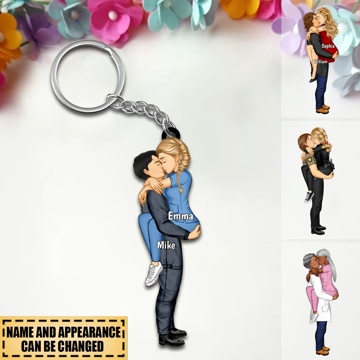 Customizable Keychain - Embrace the Moment with Personalized Love
