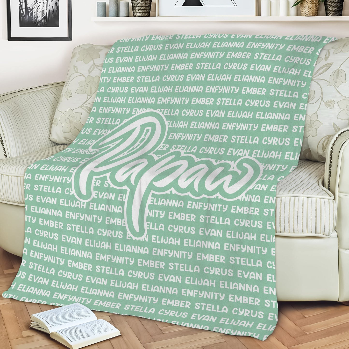 Personalized Mamaw Blanket with Names - Heartfelt Mother's Day Gift