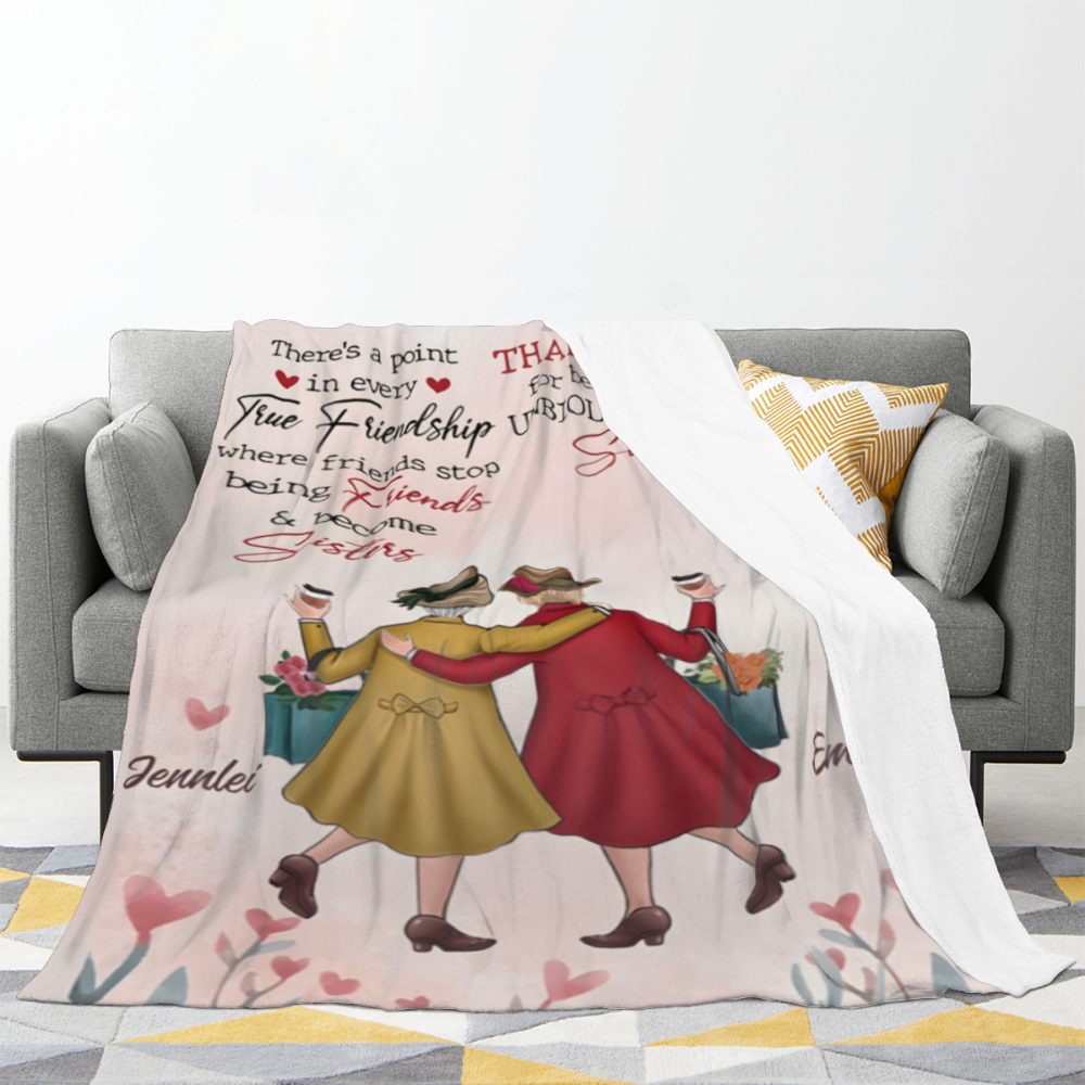 Personalized Friendship Blanket - Celebrate Your Unbreakable Bond!