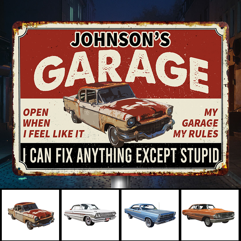 I Can Fix Anything - Personalized Custom Classic Metal Signs