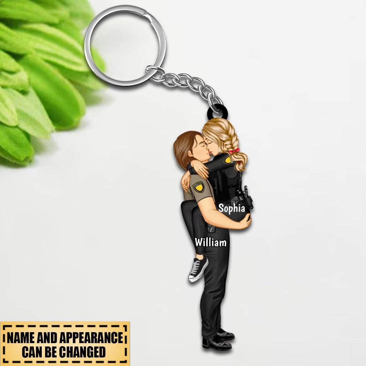 Customizable Keychain - Embrace the Moment with Personalized Love