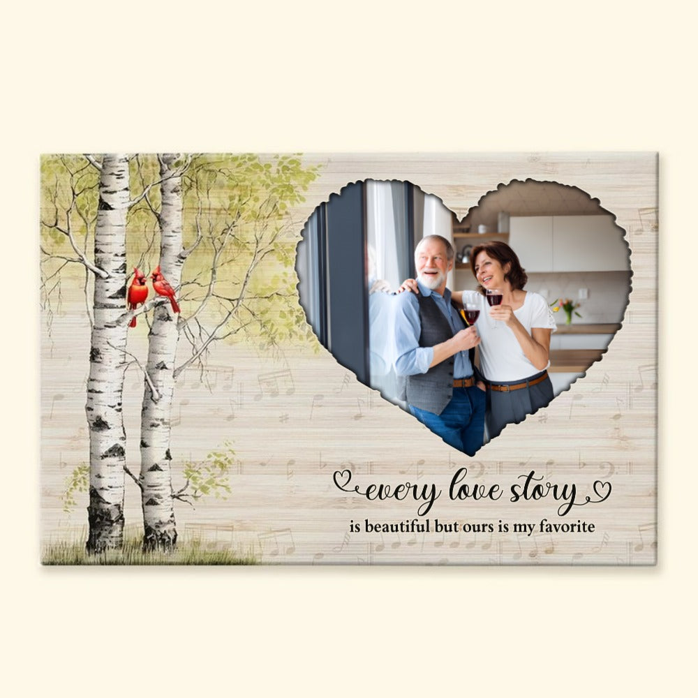 Personalized Couples Canvas Art: "My Favorite Place Is Next To You"