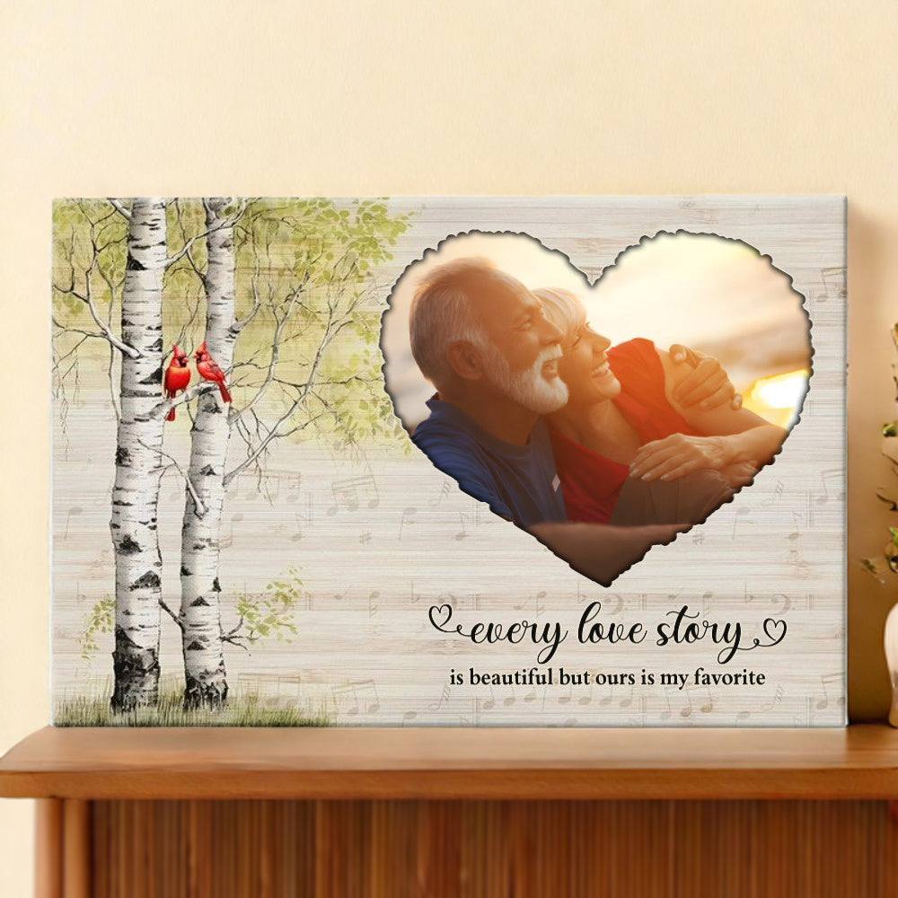 Personalized Couples Canvas Art: "My Favorite Place Is Next To You"