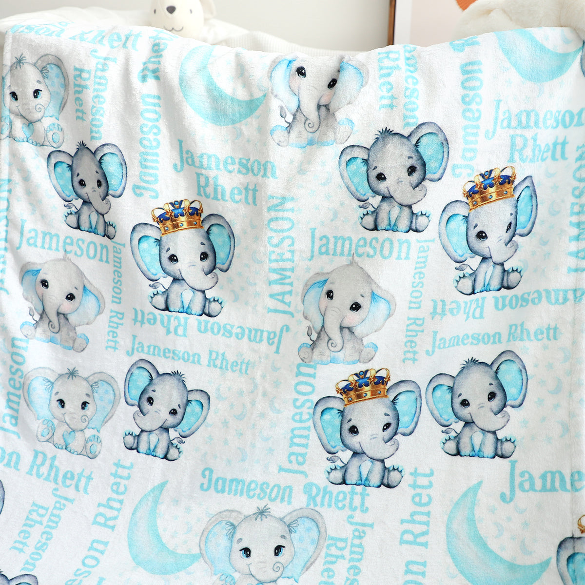 Personalized Princess or Prince Blanket with Name - Cute Custom Gift for Kids