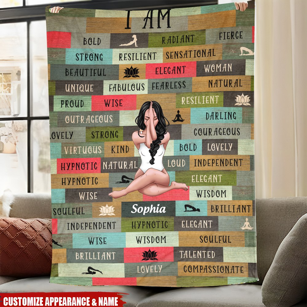 Wise, Proud & Compassionate - A Personalized Affirmation Blanket