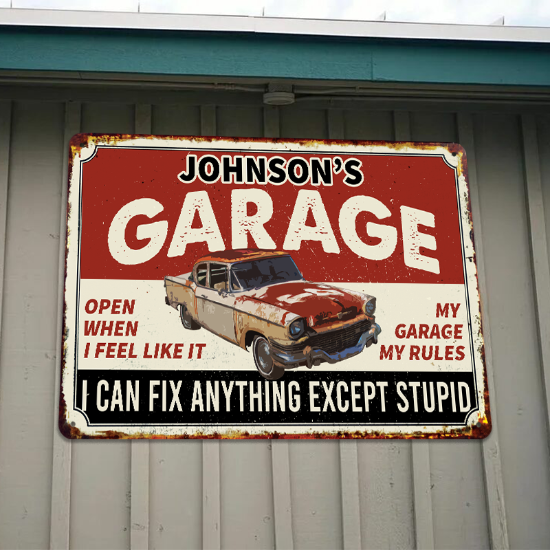 I Can Fix Anything - Personalized Custom Classic Metal Signs