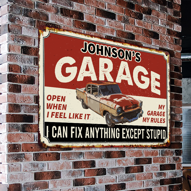 I Can Fix Anything - Personalized Custom Classic Metal Signs