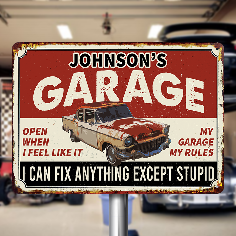 I Can Fix Anything - Personalized Custom Classic Metal Signs