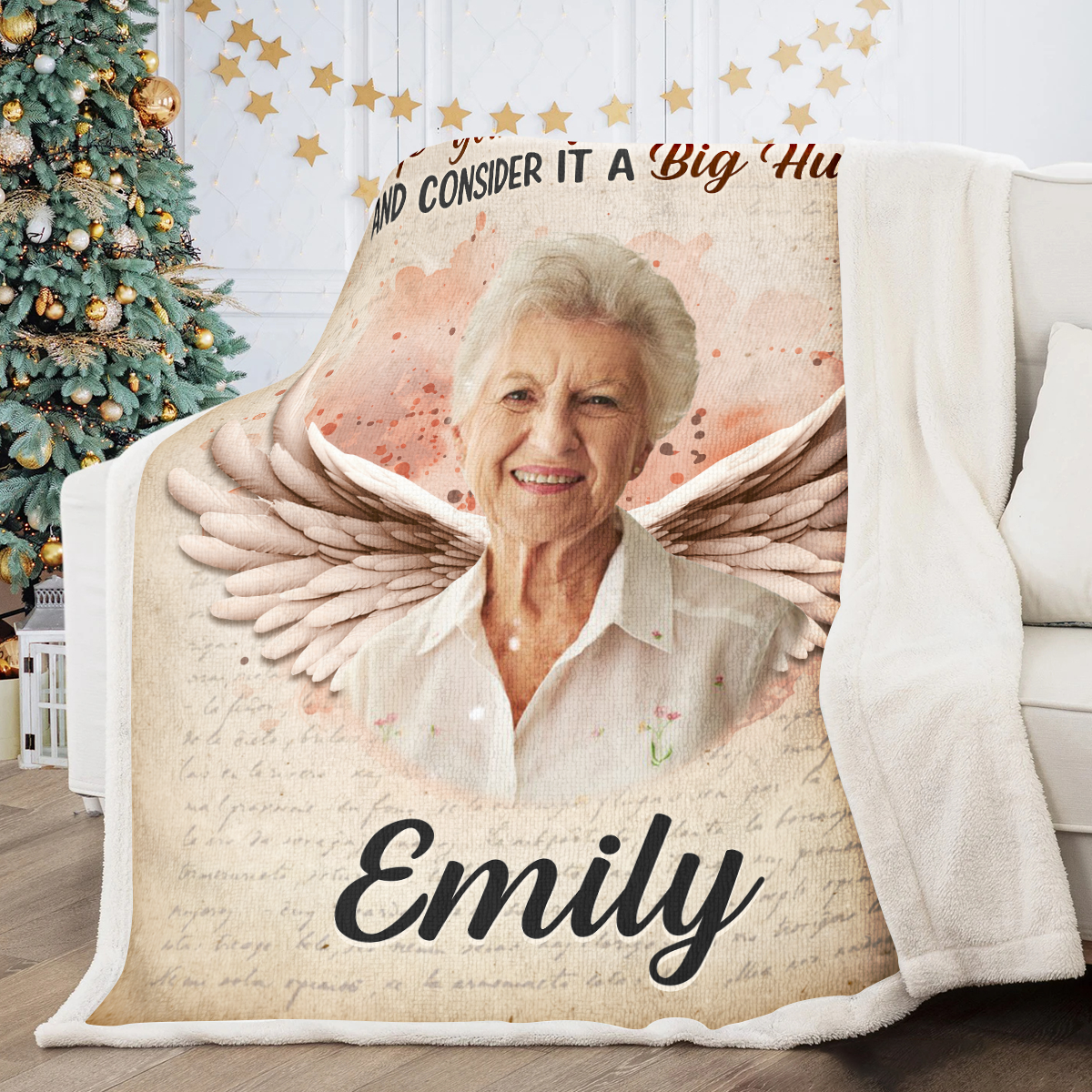 Custom Photo When You Miss Me - Customized Personalized Blanket