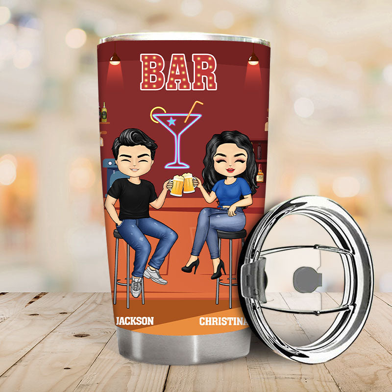 Custom "Best Bitches" Tumbler - Personalized Alcohol Bonding Gift for Friends