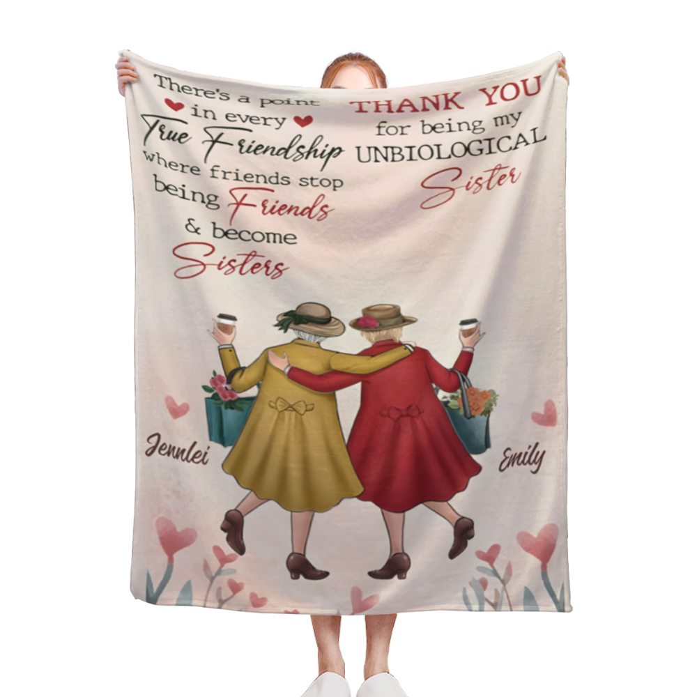 Personalized Friendship Blanket - Celebrate Your Unbreakable Bond!