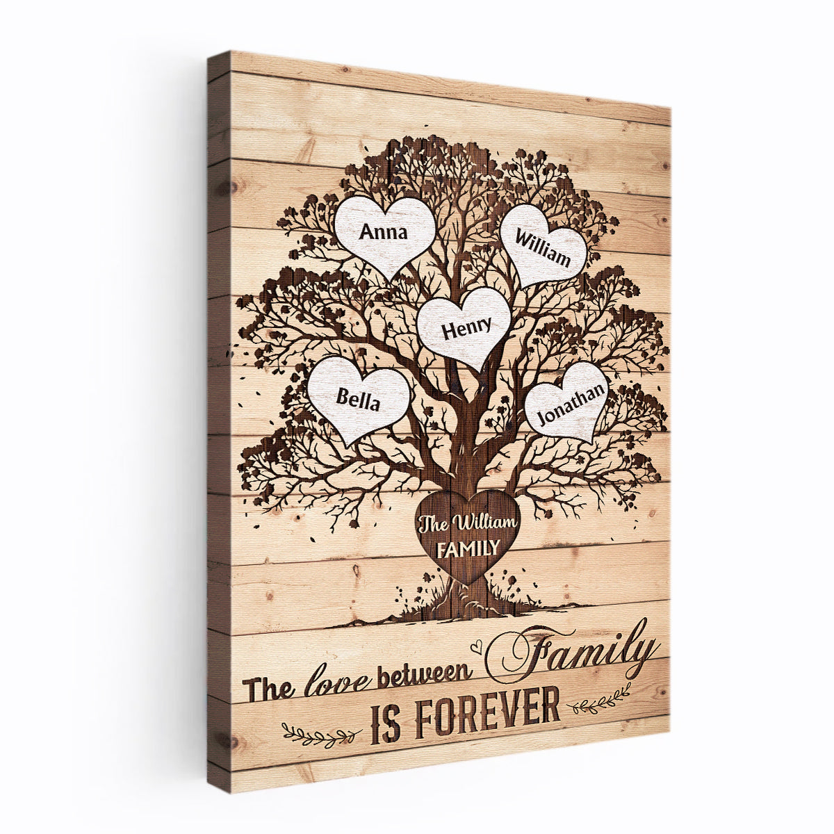There Is No Greatest Gift Than Family - Personalized Customized Canvas / Poster