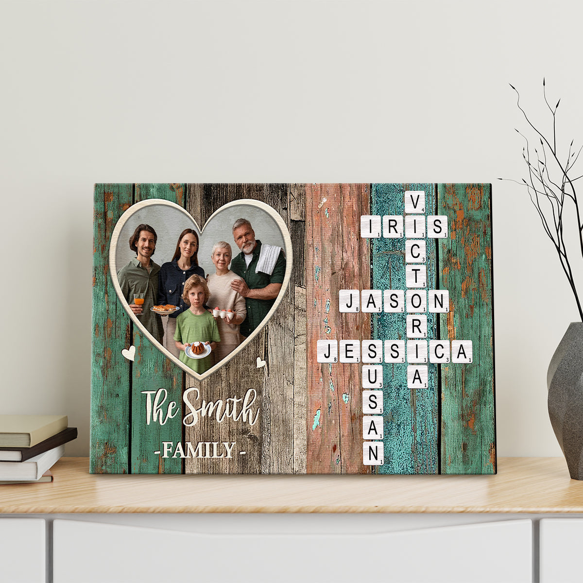 “Forever A Family” - Personalized Custom Photo Canvas/poster