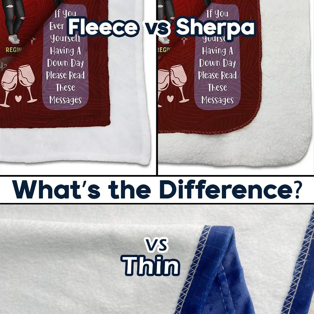 Custom '10 Reasons Why You're My Bestie' Blanket - Personalized Gift