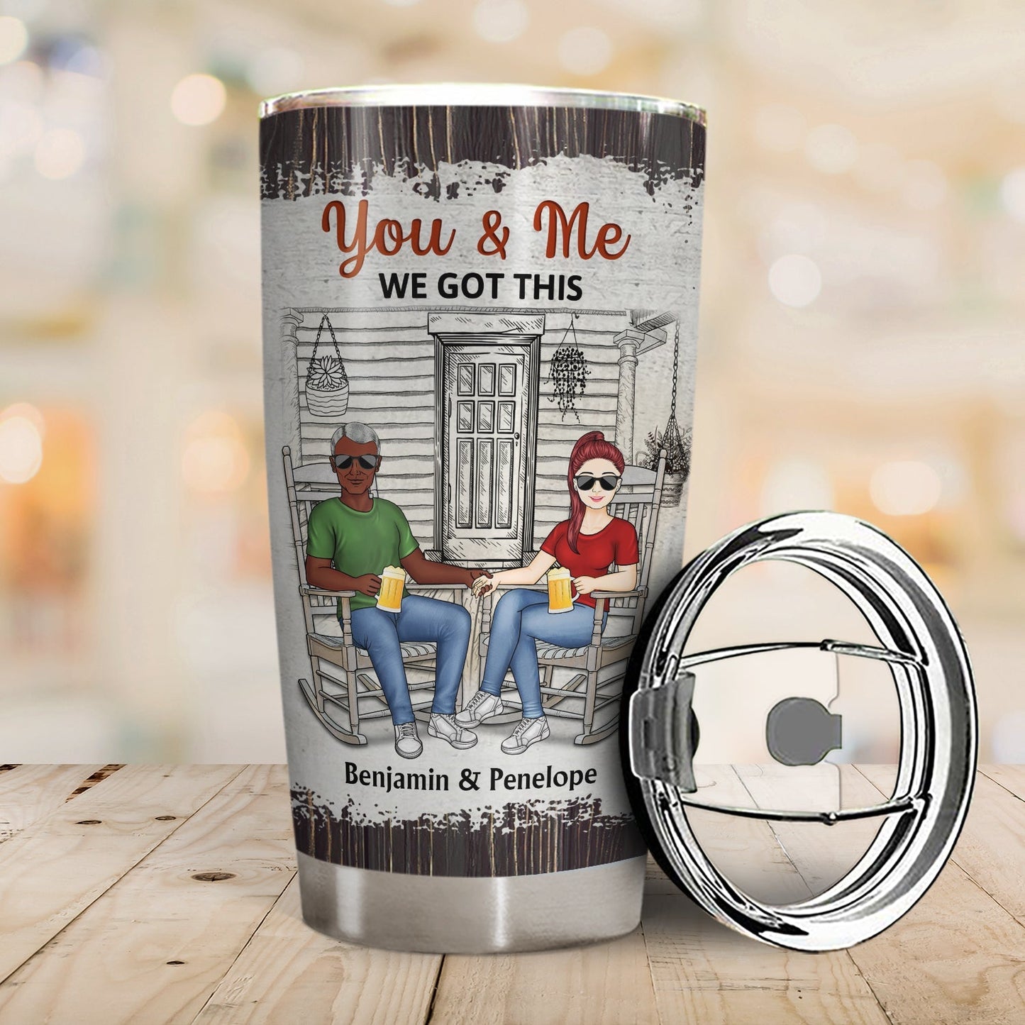 “My Forever Love” - Loving Gift For Couples - Personalized Custom Tumbler