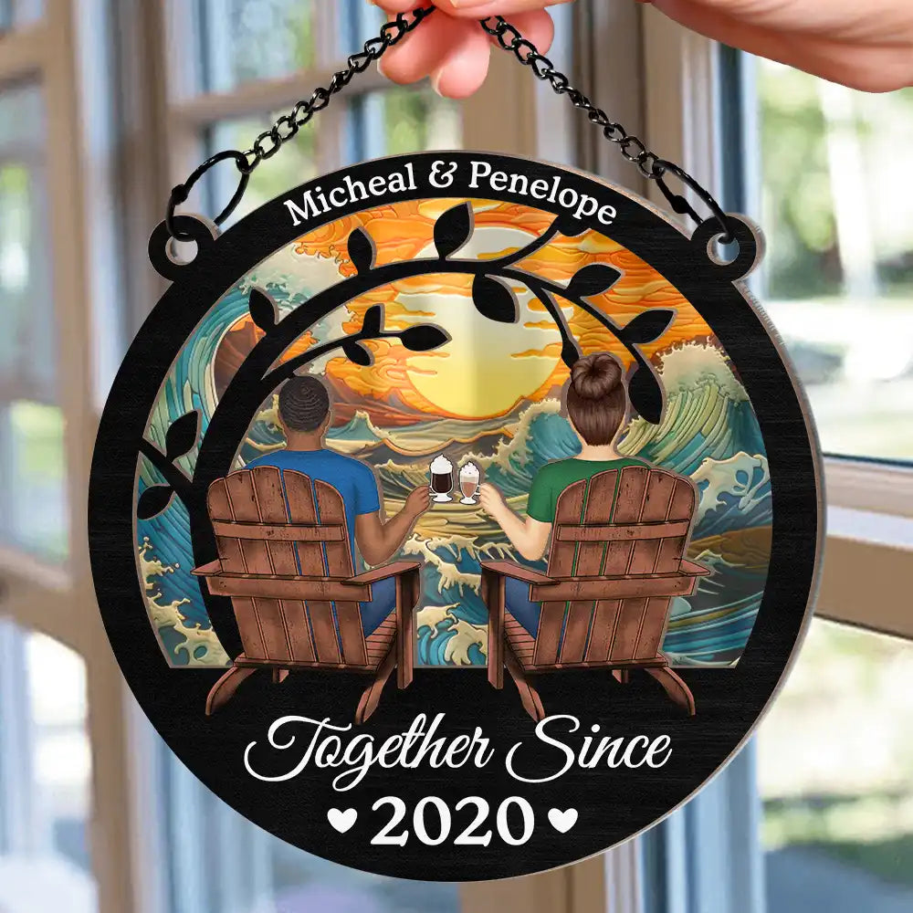 Personalized 'You & Me We Got This' Couples Keepsake Suncatcher