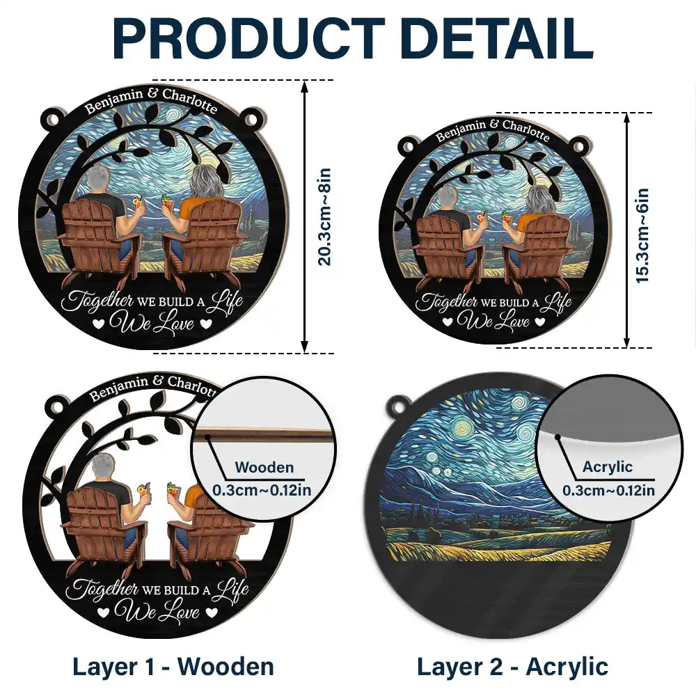 Personalized 'You & Me We Got This' Couples Keepsake Suncatcher