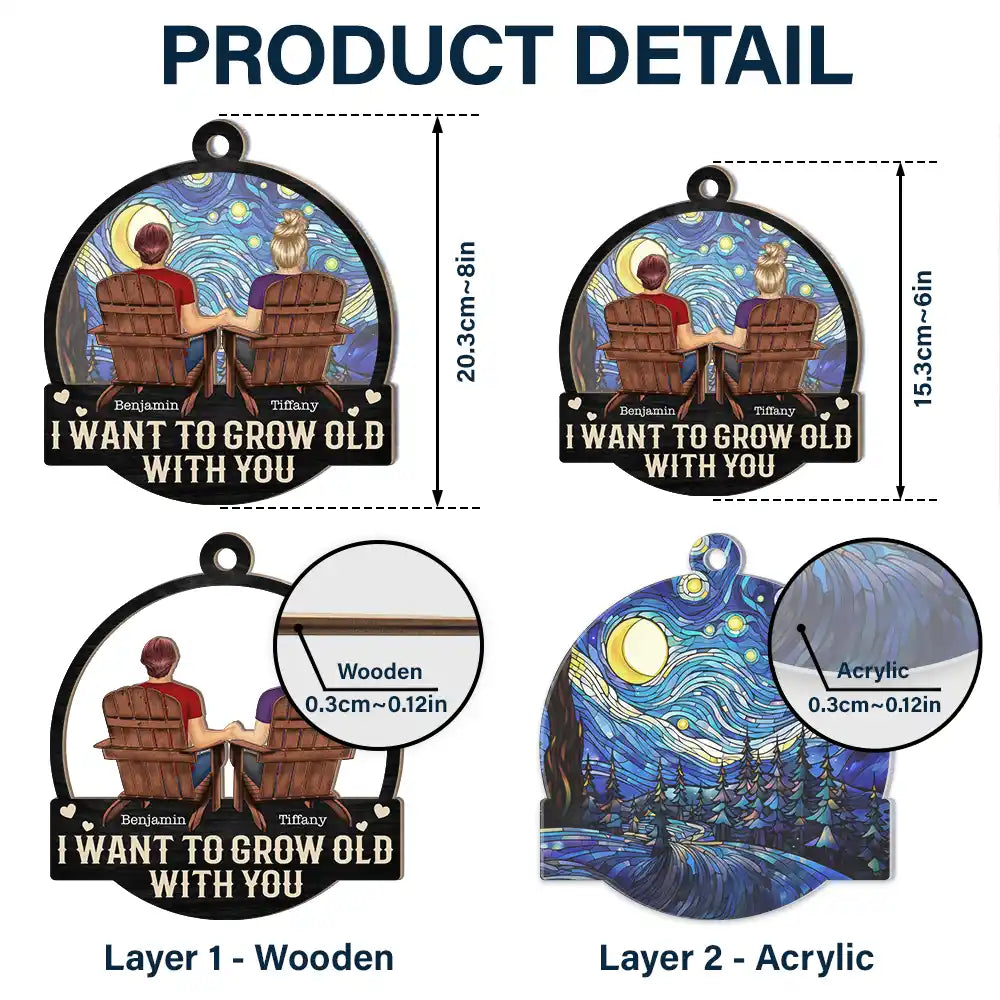 Personalized Couple Suncatcher: "YOU & ME WE GOT THIS" Custom Gift