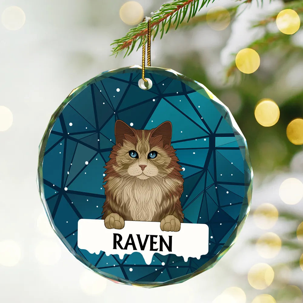 Heartfelt Personalized "Best Friend For Life" Pet Glass Ornament