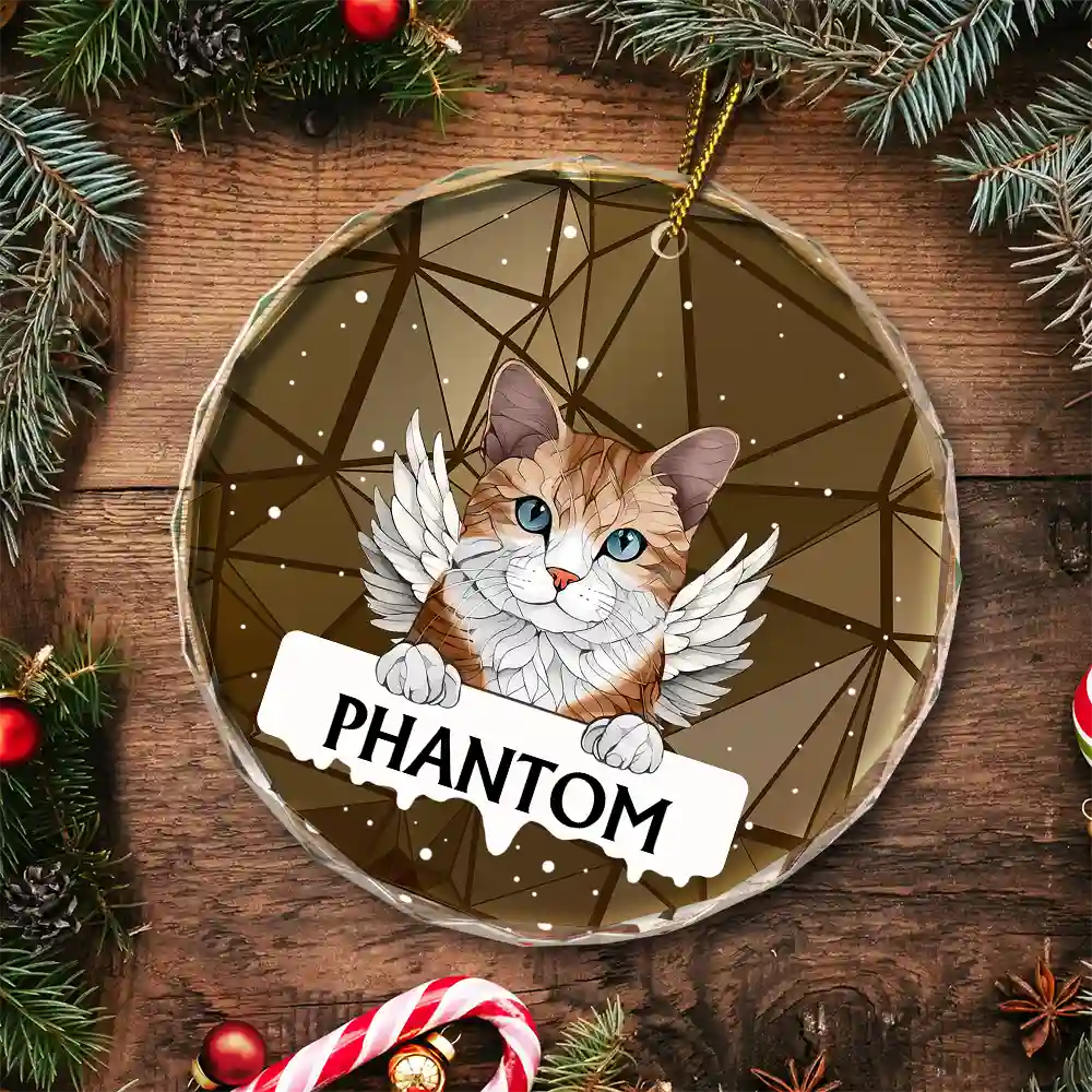 Heartfelt Personalized "Best Friend For Life" Pet Glass Ornament