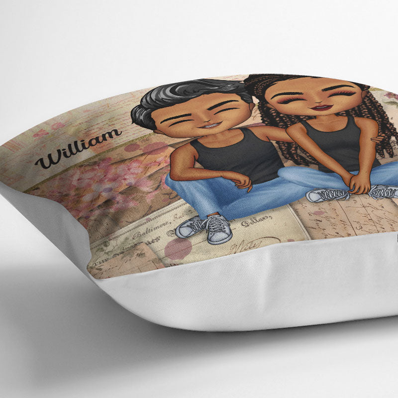 Personalized "Together Since" Custom Pillow - Unique Anniversary Gift for Couples