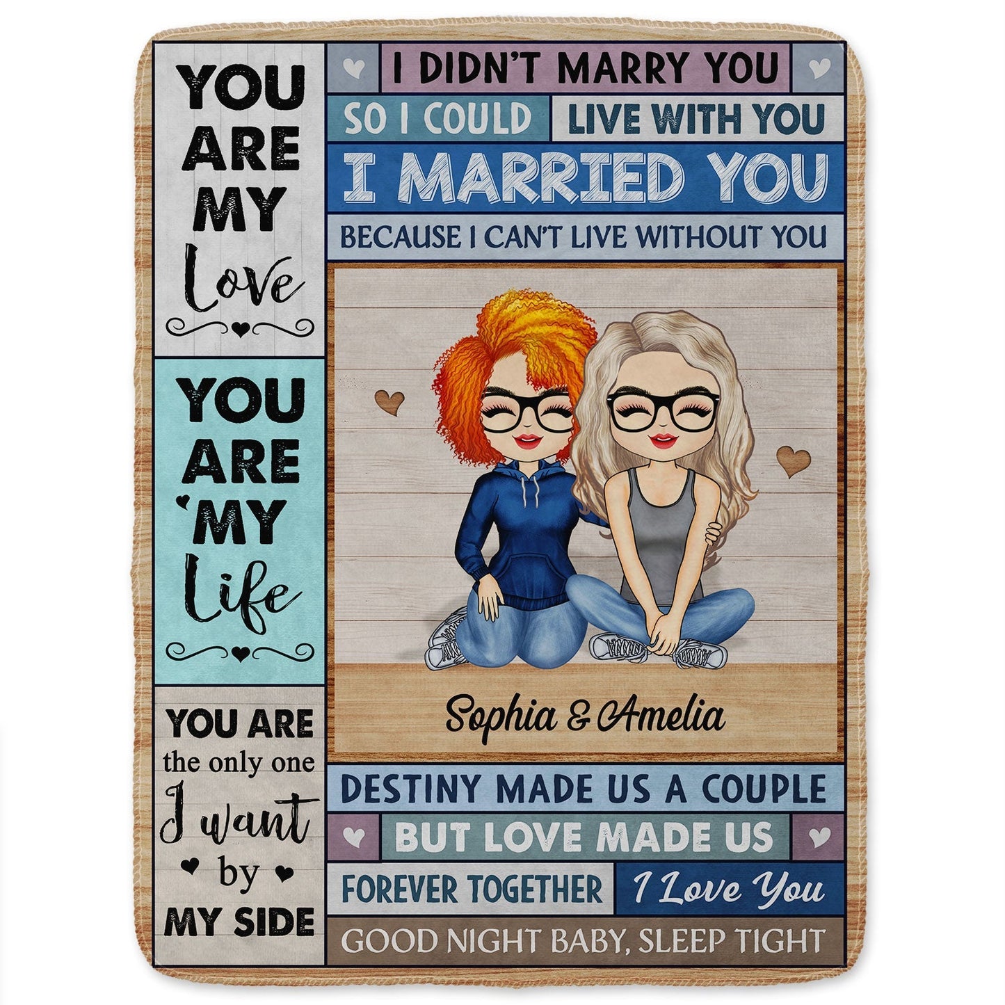 Personalized Couple Blanket: Your Love Story, Woven in Warmth