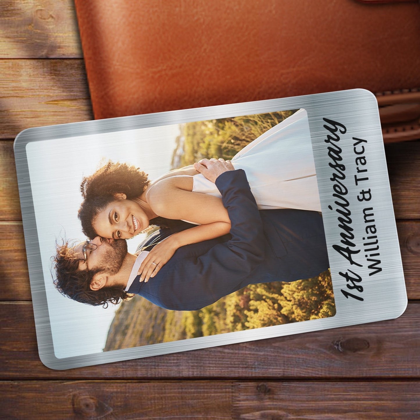 Personalized 'I Love You Daddy!' Photo Wallet Card - Unique Gift for Dad