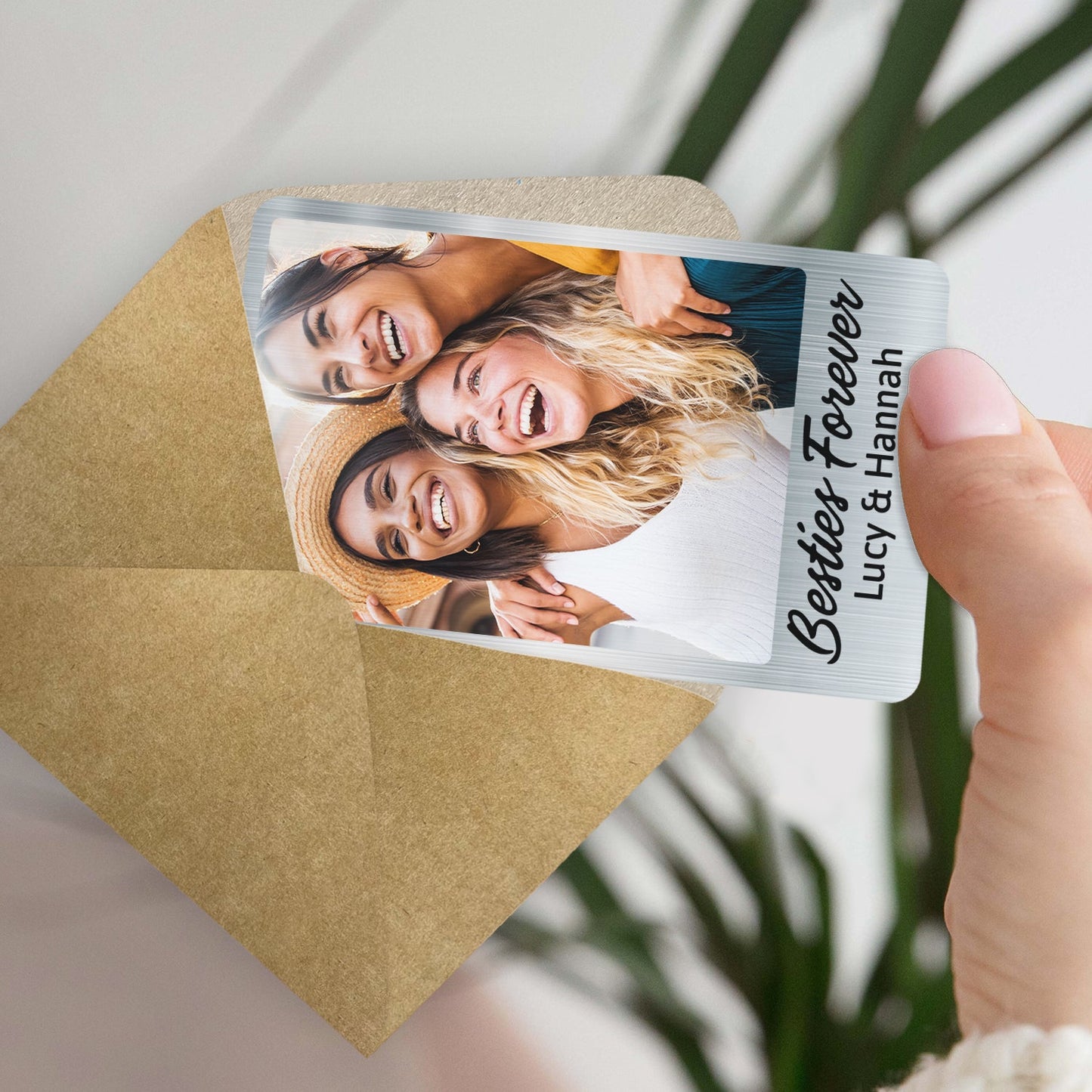 Personalized 'I Love You Daddy!' Photo Wallet Card - Unique Gift for Dad