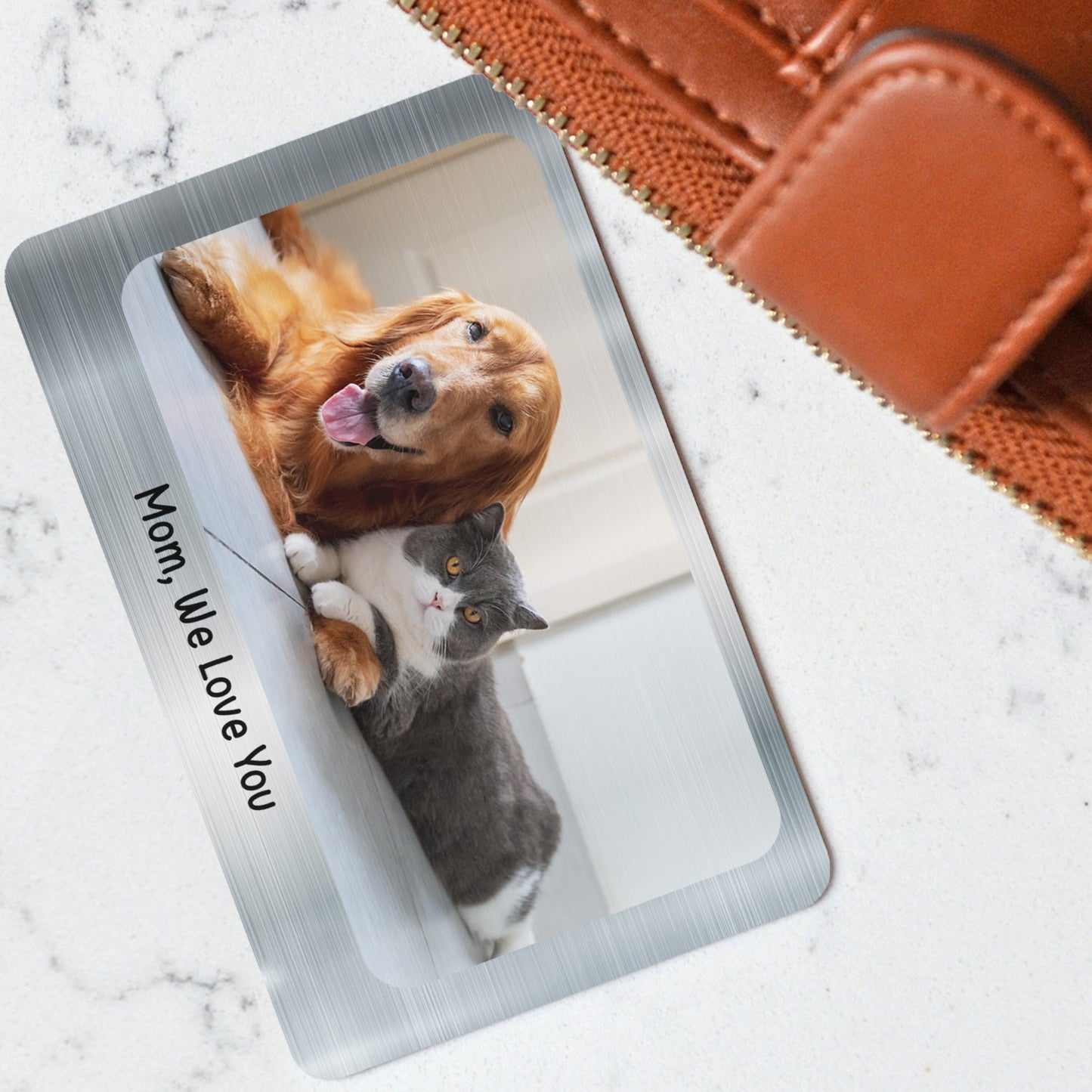 Heartfelt Personalized Photo Wallet Card for Couples - Anniversary Keepsake