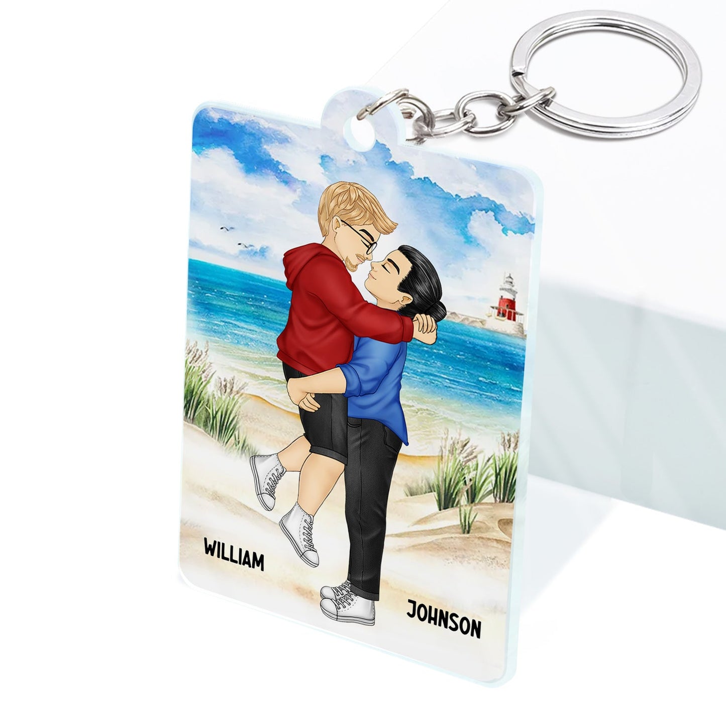 Personalized 'I'm Yours No Refund' Couple Keychain - Romantic Keepsake Gift