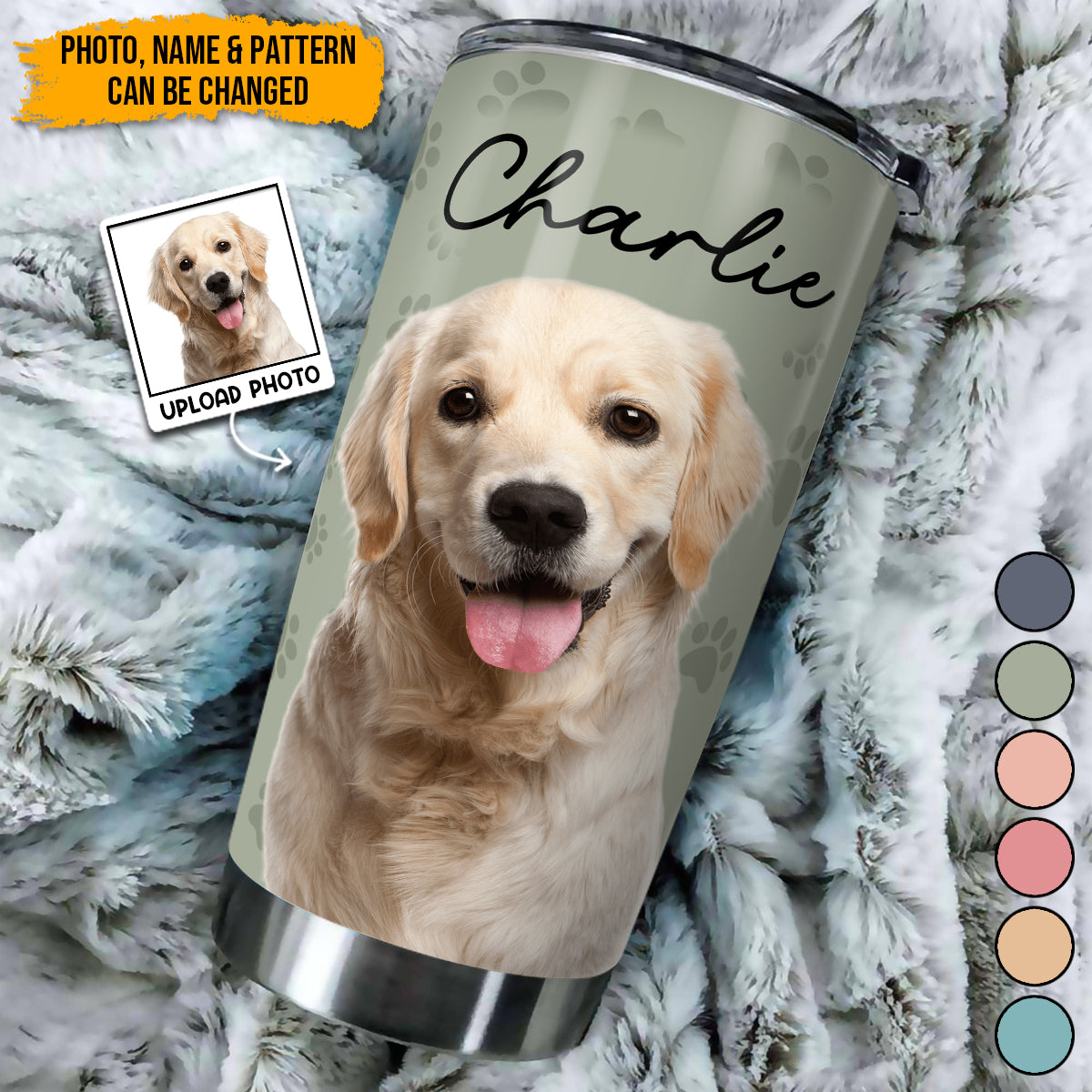 Custom Photo Your Pet - Personalized Custom Tumbler