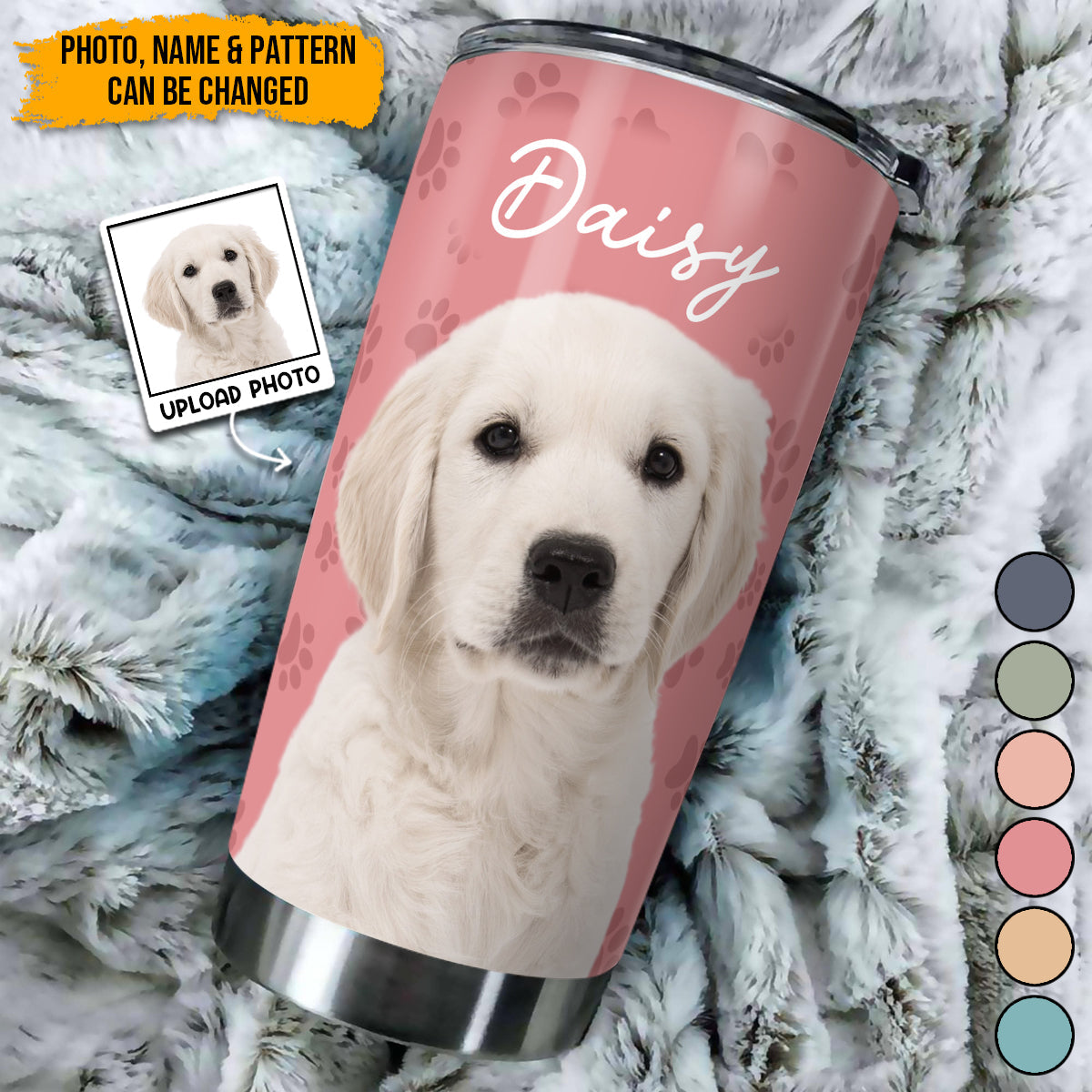 Custom Photo Your Pet - Personalized Custom Tumbler