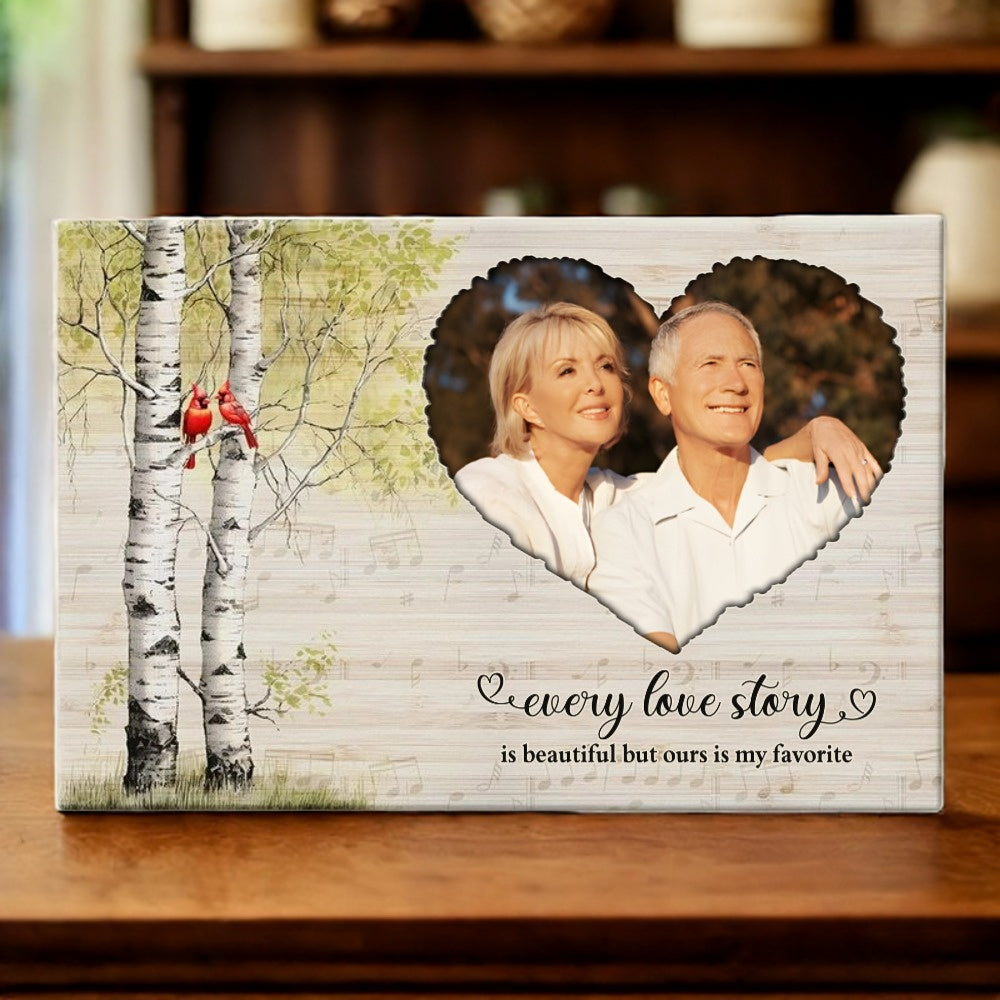 Personalized Couples Canvas Art: "My Favorite Place Is Next To You"