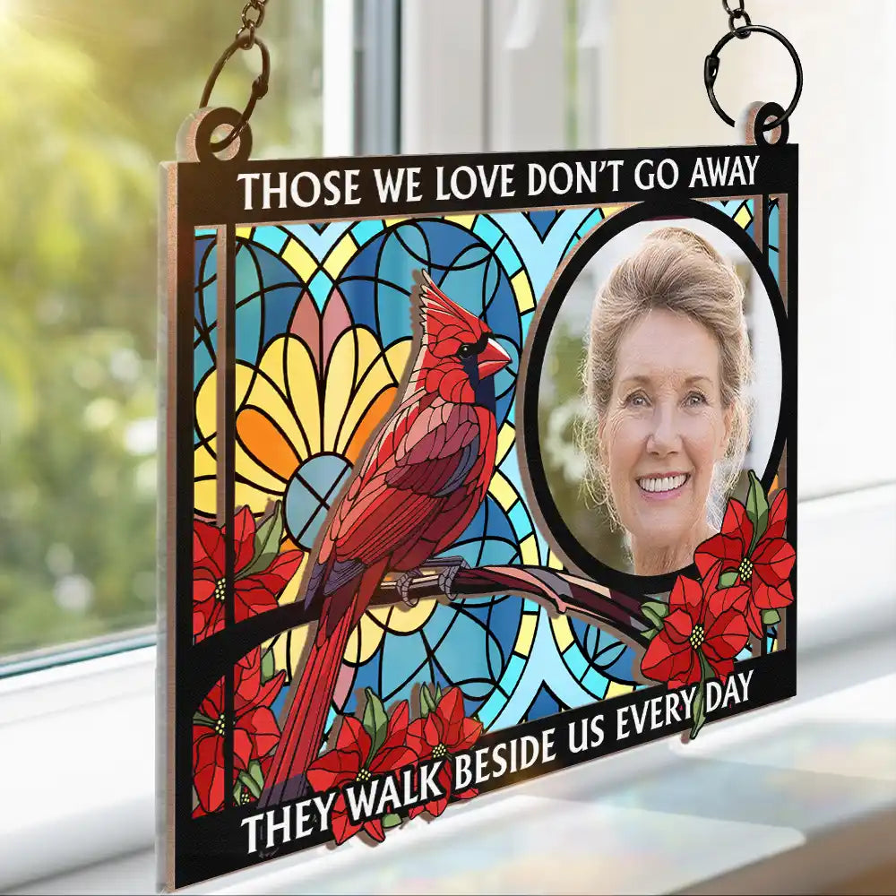 Heartfelt Personalized "I'm Always With You" Memorial For Loved One Suncatcher Ornament