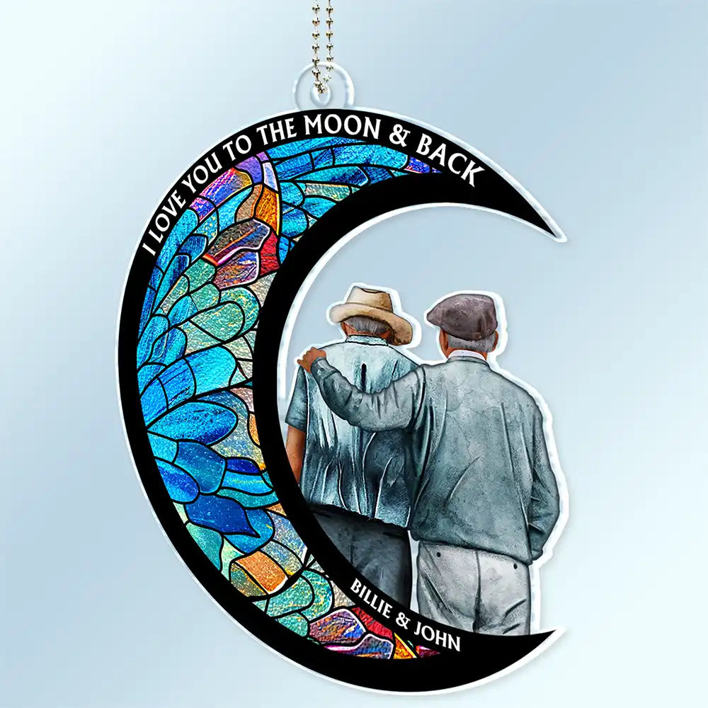 Heartfelt Personalized Car Hanger: 'From Our First Kiss Till Our Last Breath'