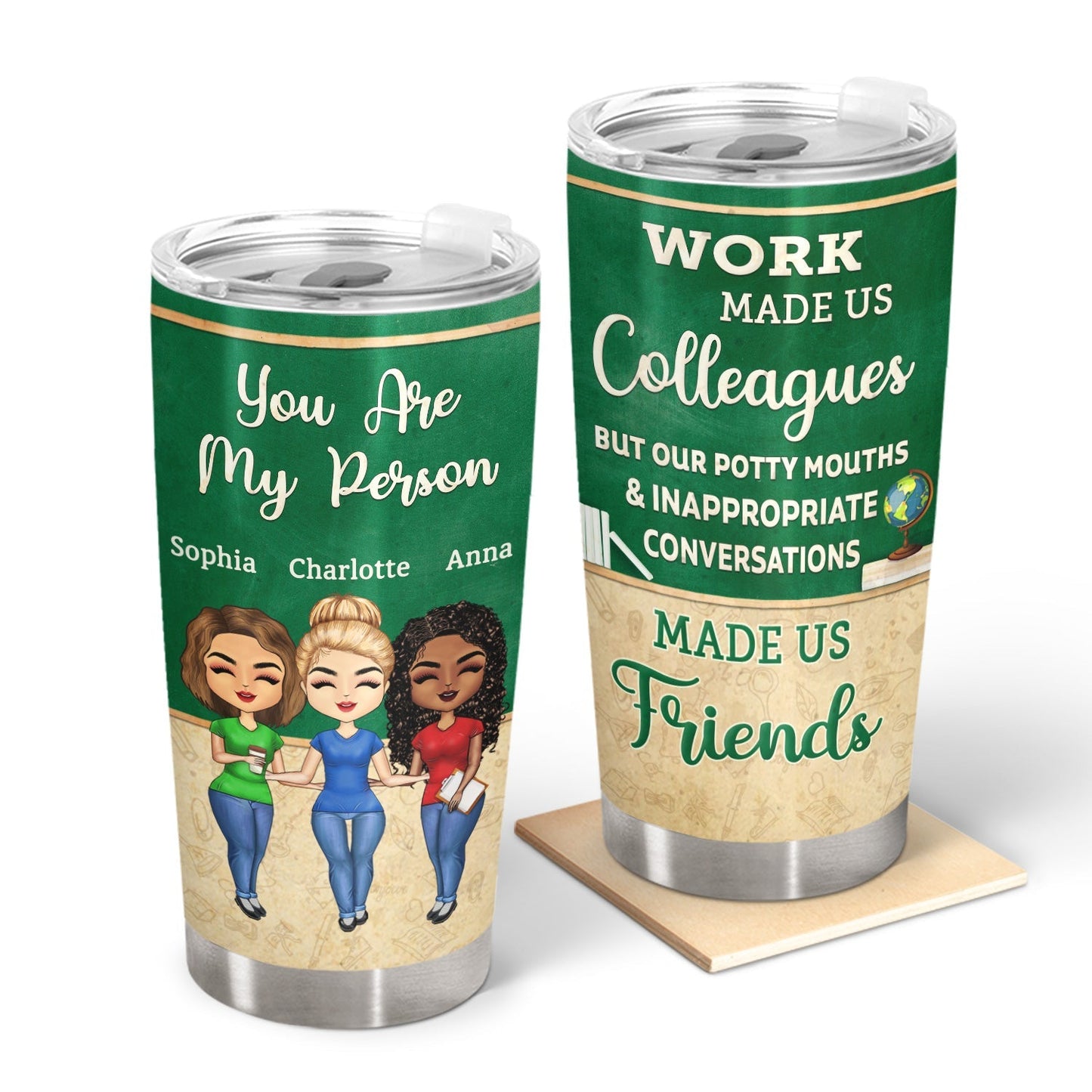 Customizable Friendship Tumbler - Celebrate Your Unique Bond!