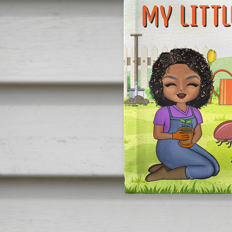 Heartfelt Personalized "Loved By My Little Bugs" Grandma Garden Flag