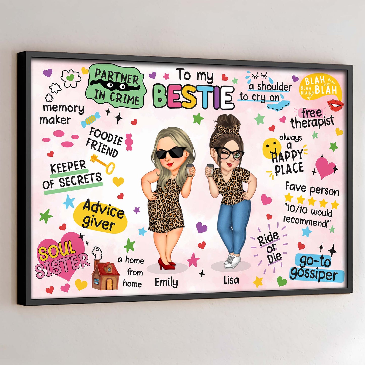 To My Bestie, Ride Or Die Celebration Poster