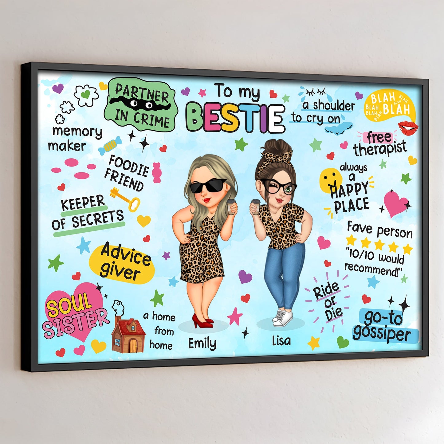 To My Bestie, Ride Or Die Celebration Poster