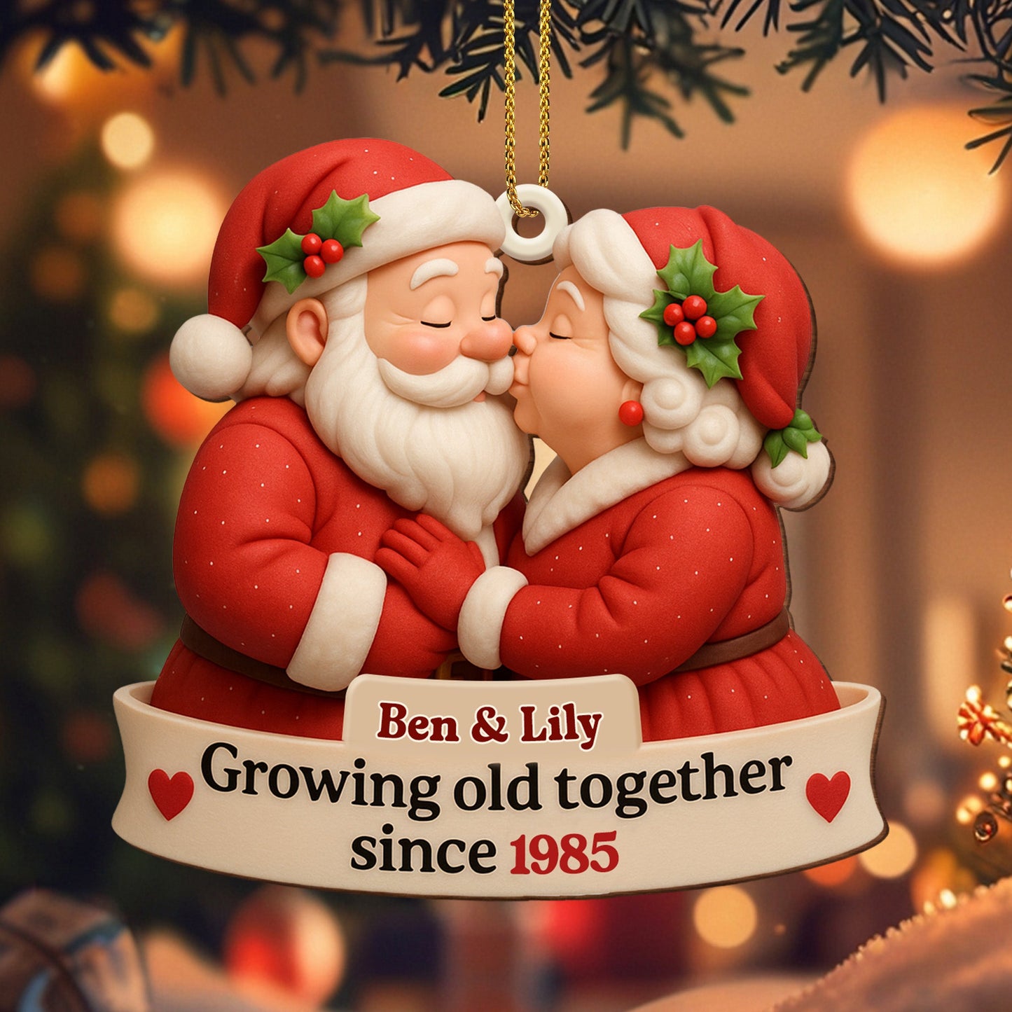 Growing Old Together With Santa and Mrs. Claus