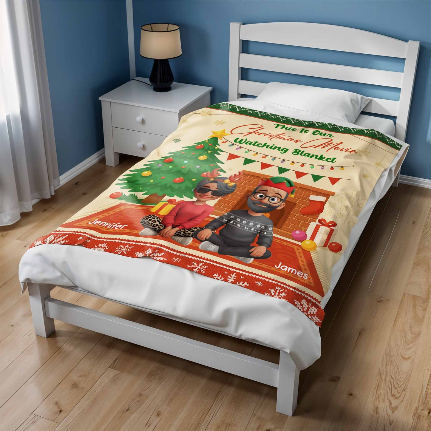 This Is Our Christmas Movie Watching Blanket