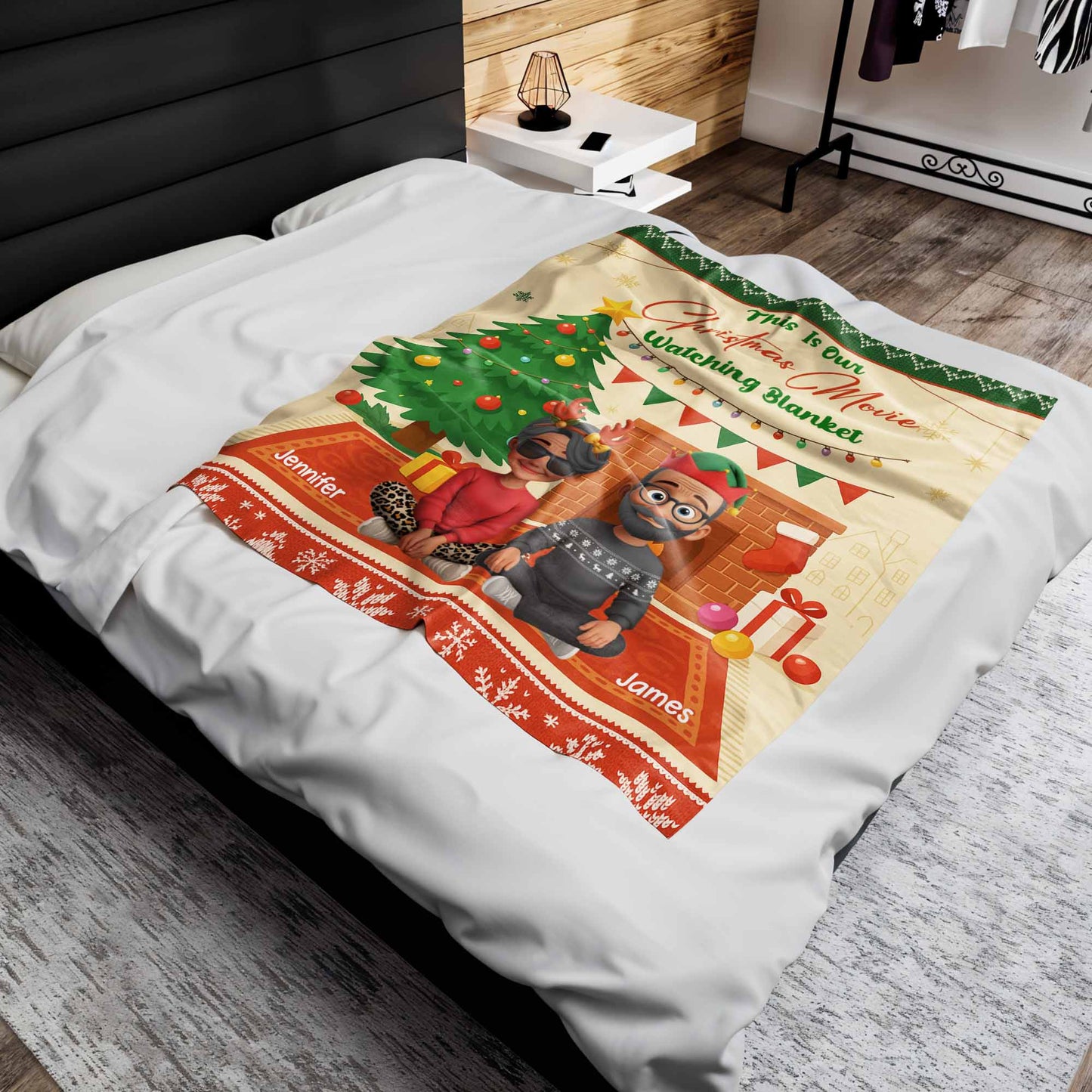 This Is Our Christmas Movie Watching Blanket