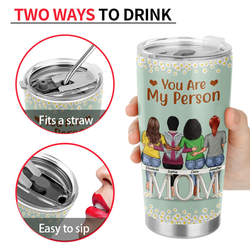 Personalized 'My Superwoman' Tumbler - Heartfelt Mom & Daughter Gift